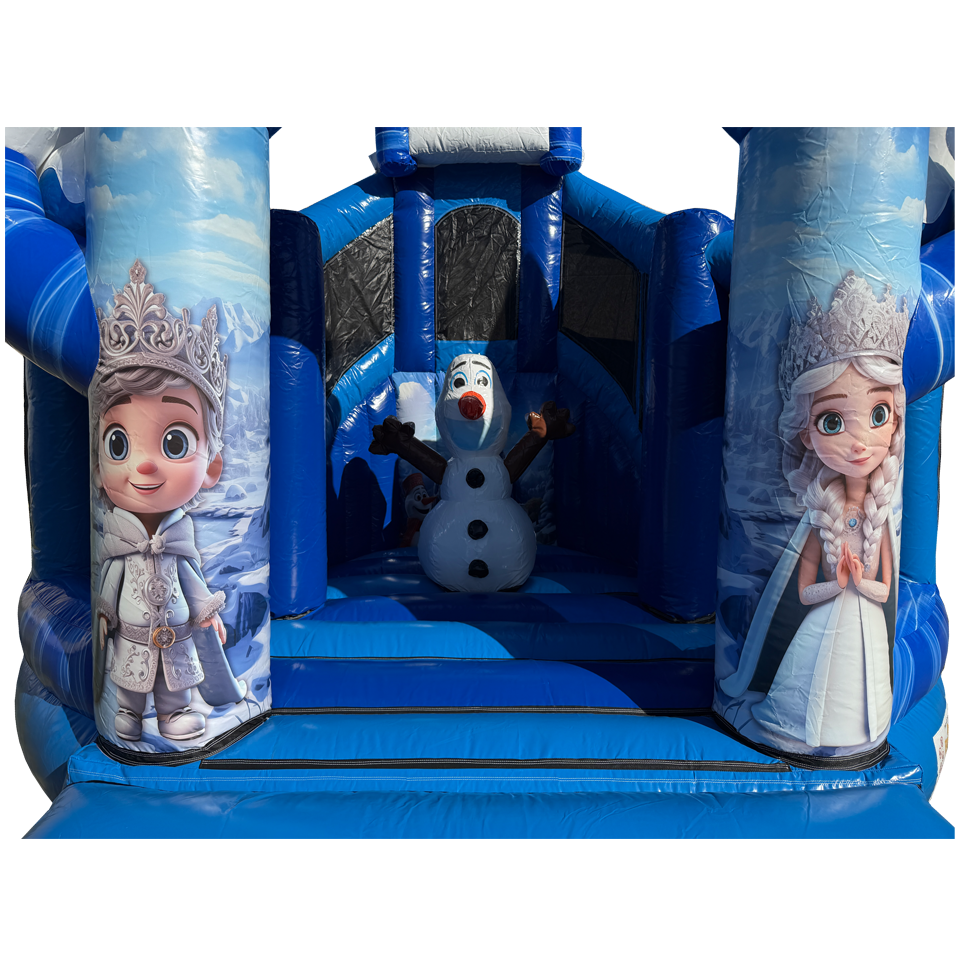Twist N Slide Śnieżna Księżniczka Sprężysty Zamek