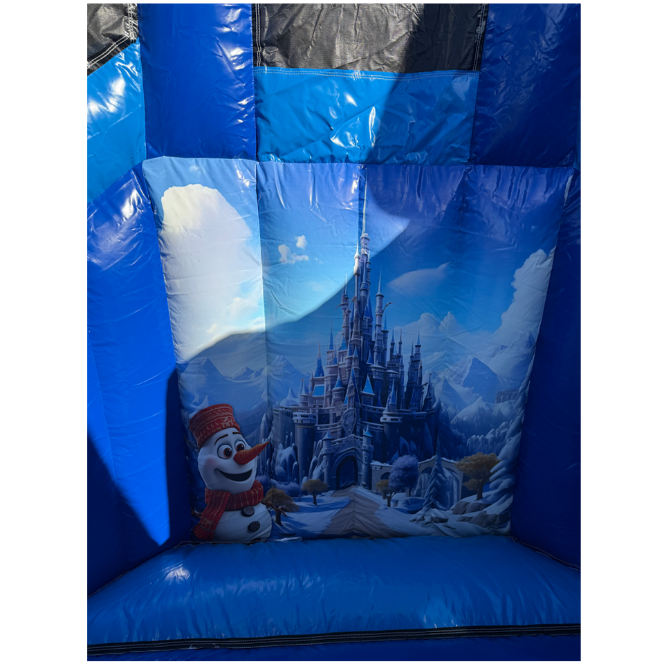 Twist N Slide Śnieżna Księżniczka Sprężysty Zamek
