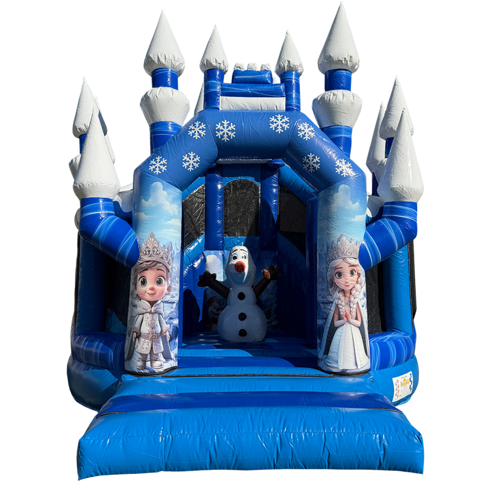 Twist N Slide Śnieżna Księżniczka Sprężysty Zamek