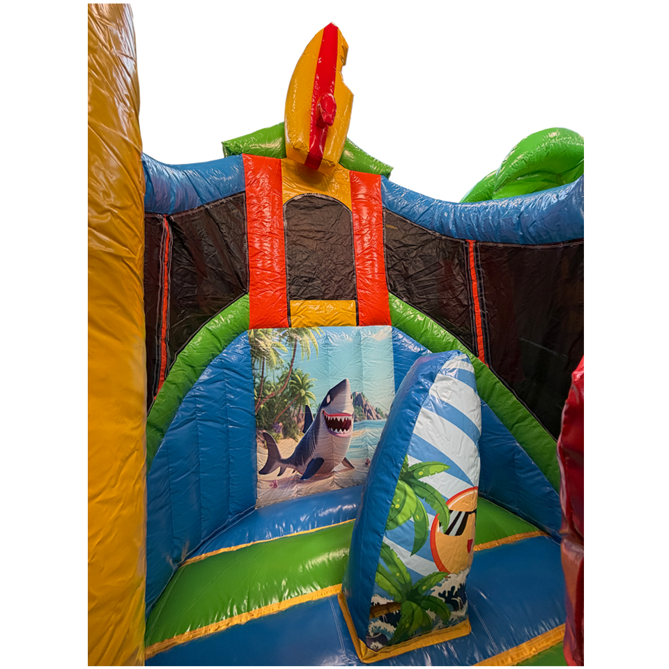 Twist N Slide Surfing Shark Inflatable
