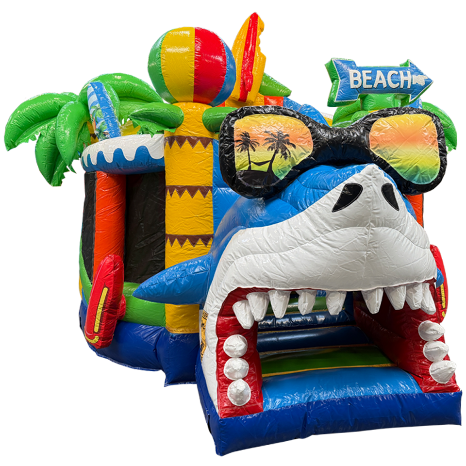 Twist N Slide Surfing Shark Inflatable