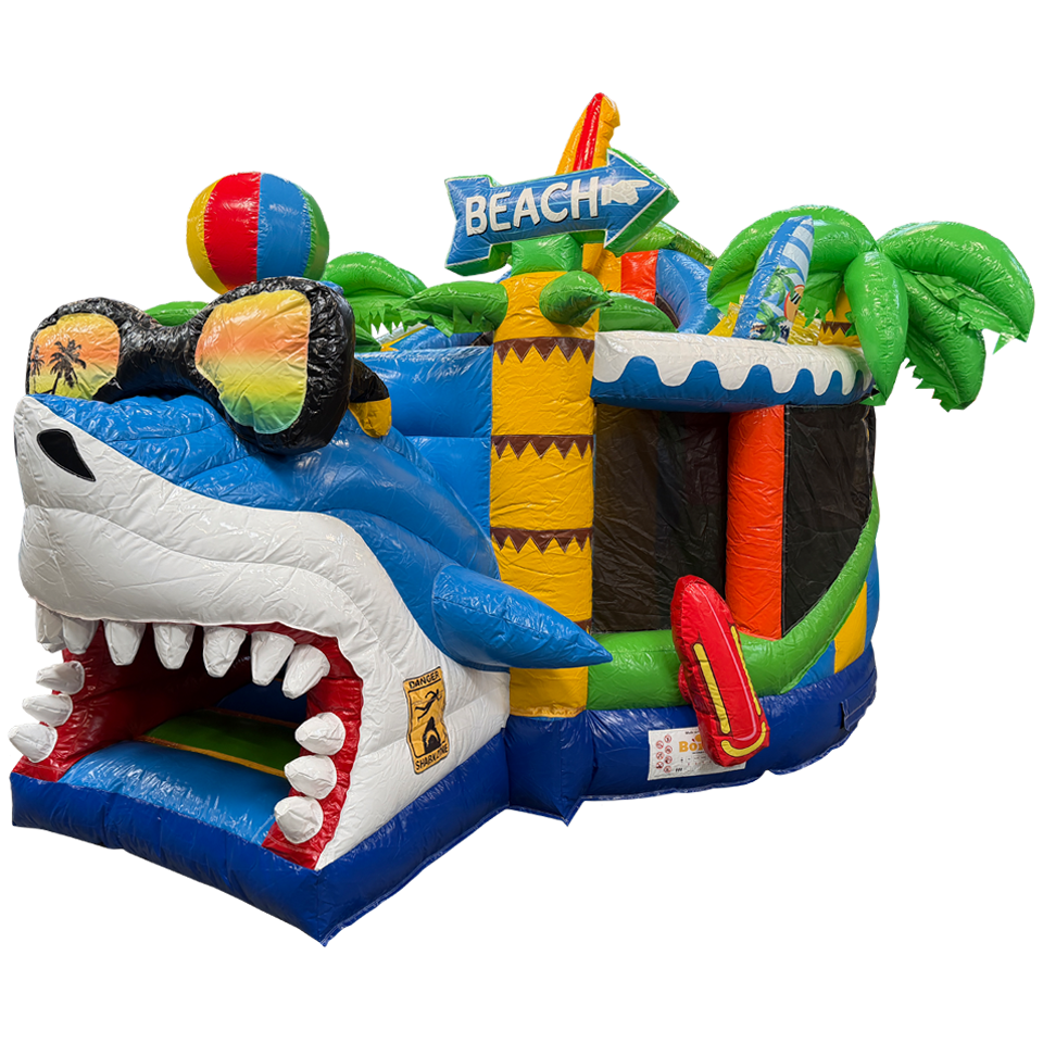 Twist N Slide Surfing Shark Inflatable