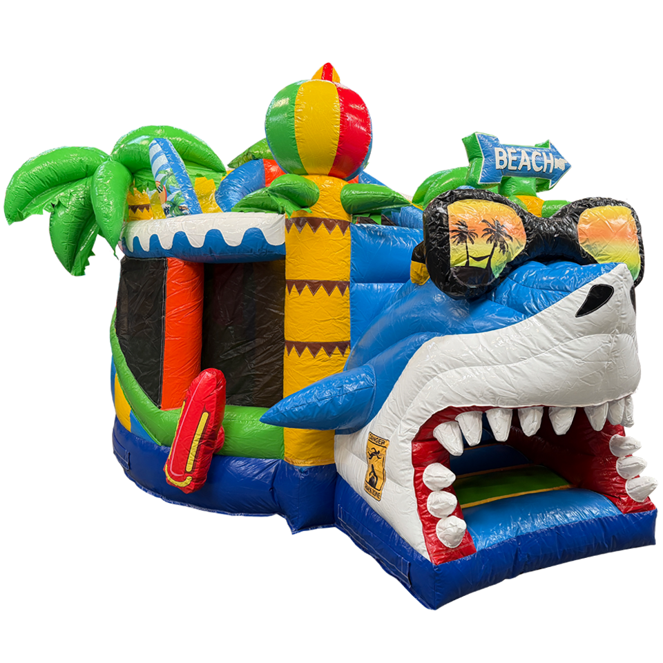 Twist N Slide Surfing Shark Inflatable