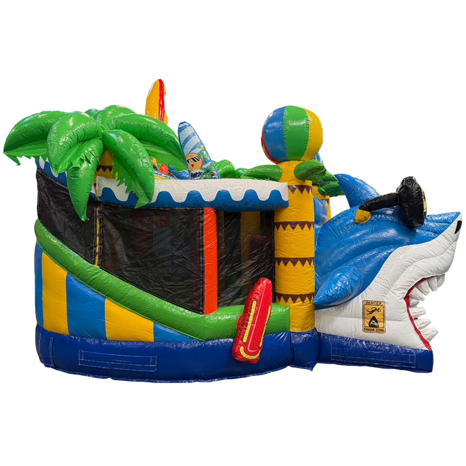 Twist N Slide Surfing Shark Inflatable