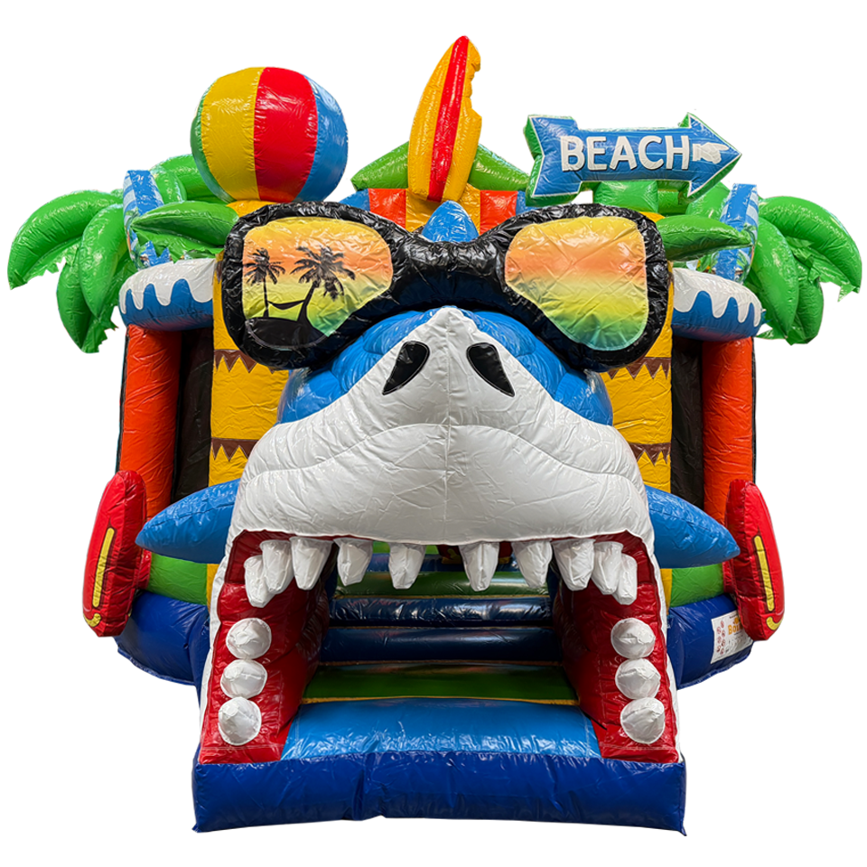 Twist N Slide Surfing Shark Inflatable