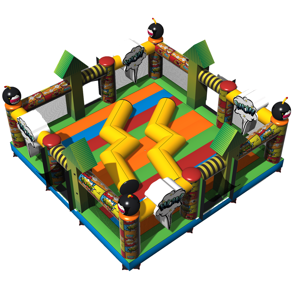 Gra Square Game Zig Zag Zap Pop Art