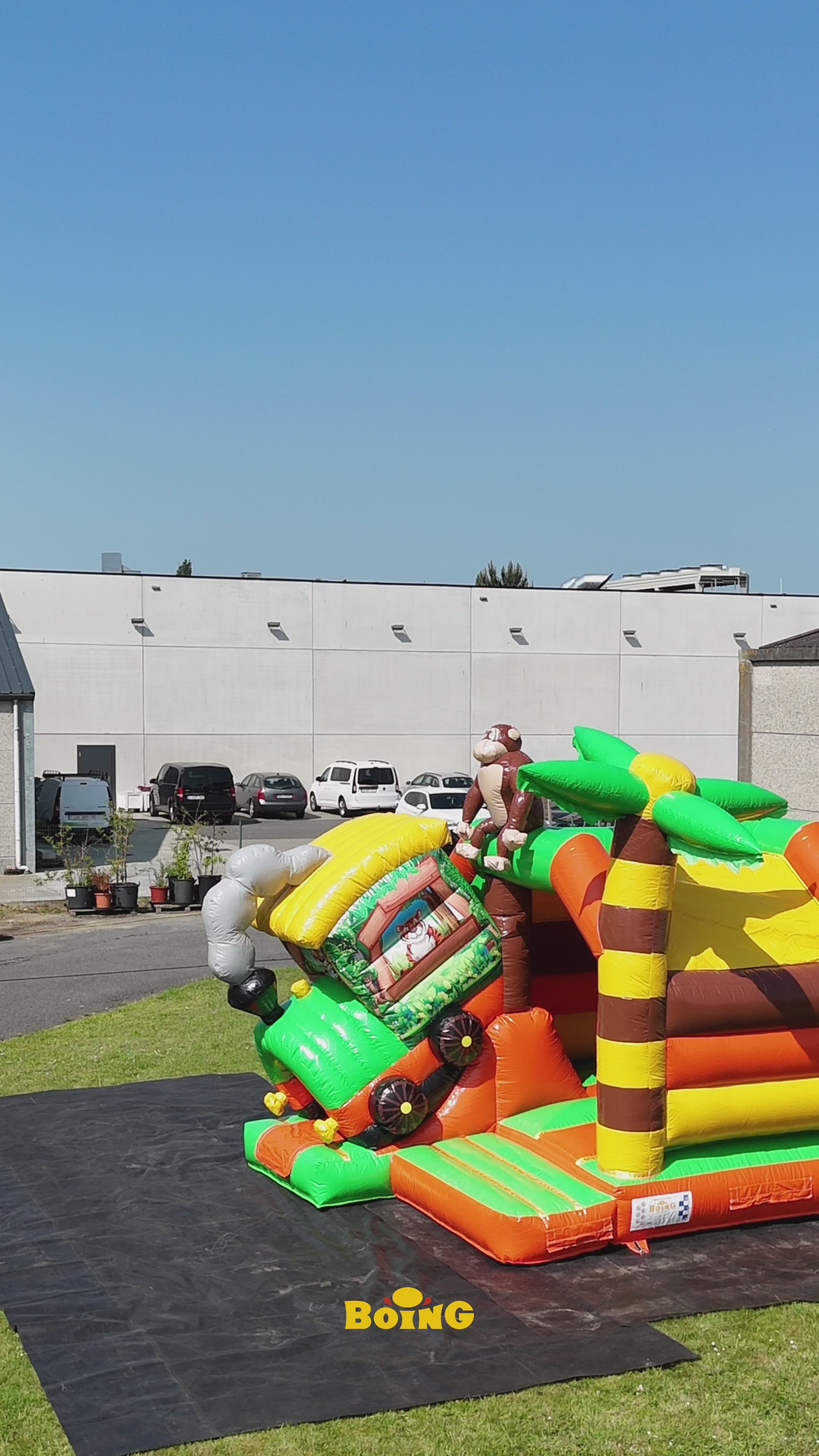 Combo Mini 3D Jungle Train Inflatable