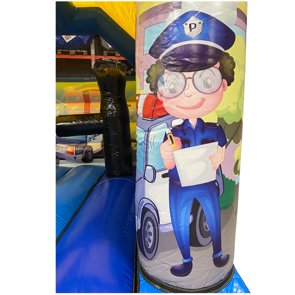 Close up politie