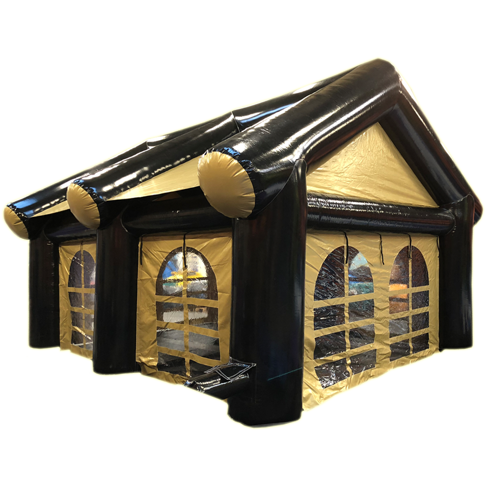 Black and Gold Tent