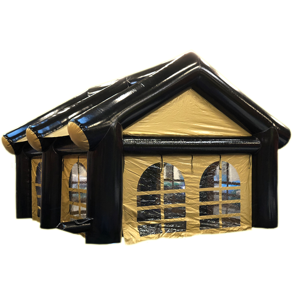 Black and Gold Tent