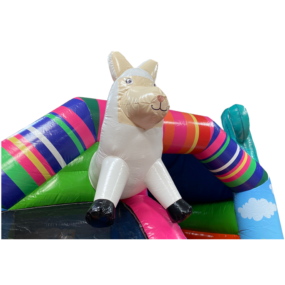 Opgeblazen alpaca