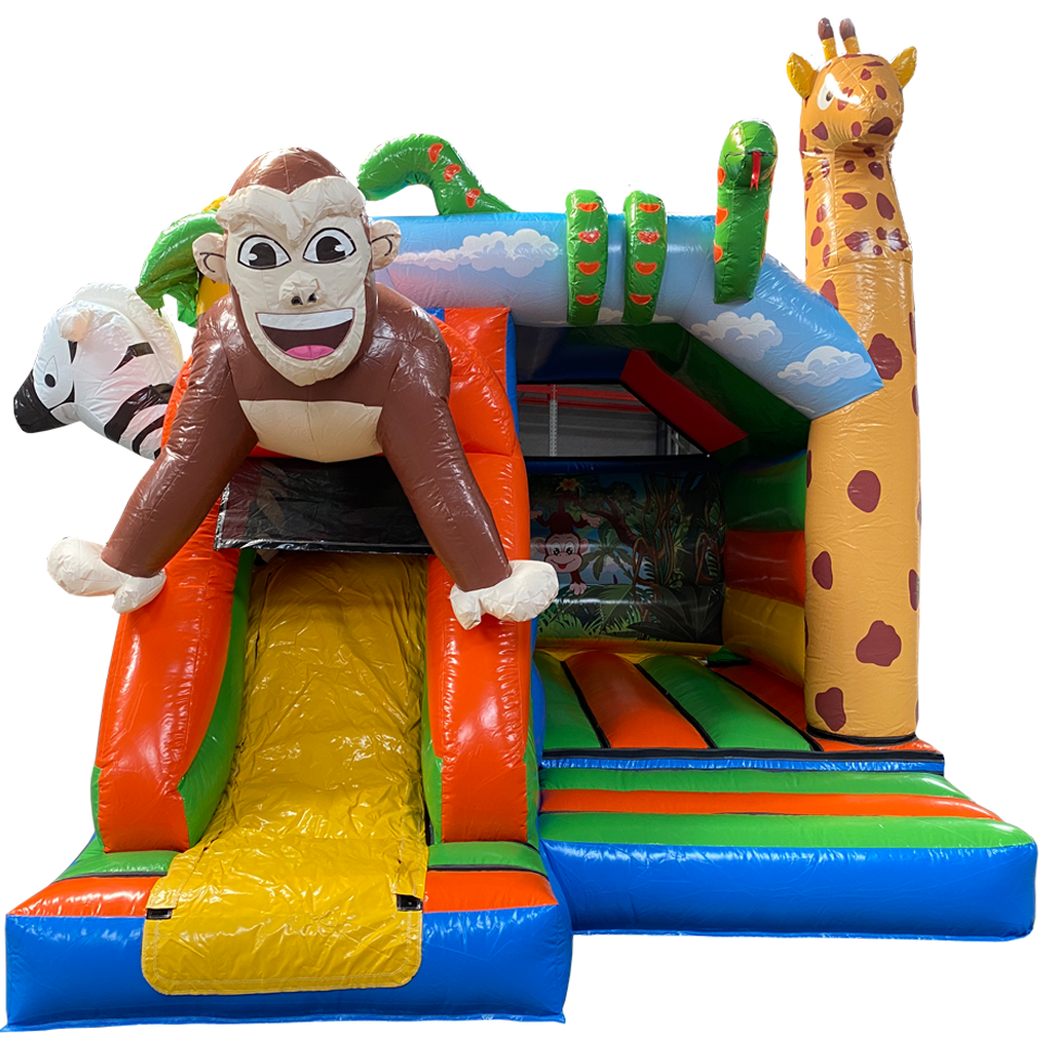 Combo Mini 3D Gorilla Springkasteel