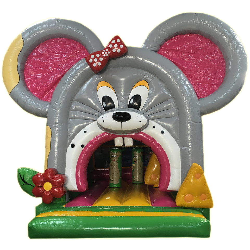 Front Play Midi Muis Springkasteel