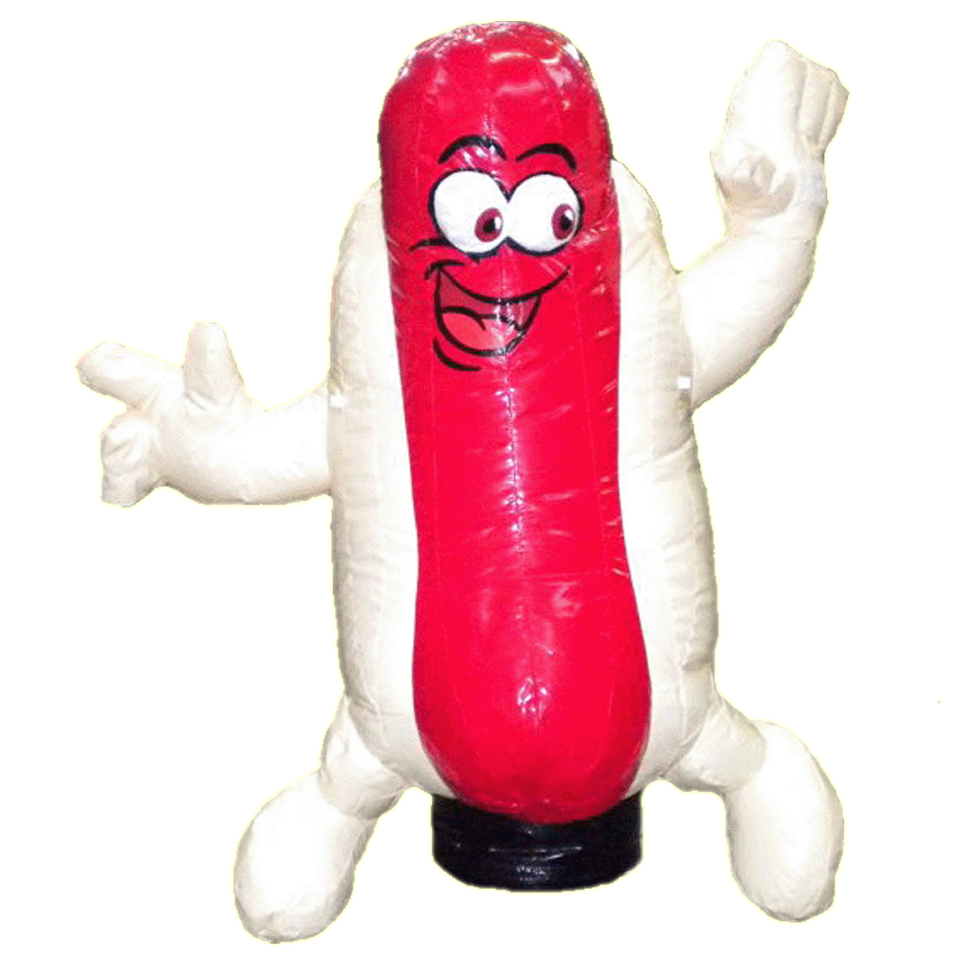 Podświetlany hamburger i hot dog