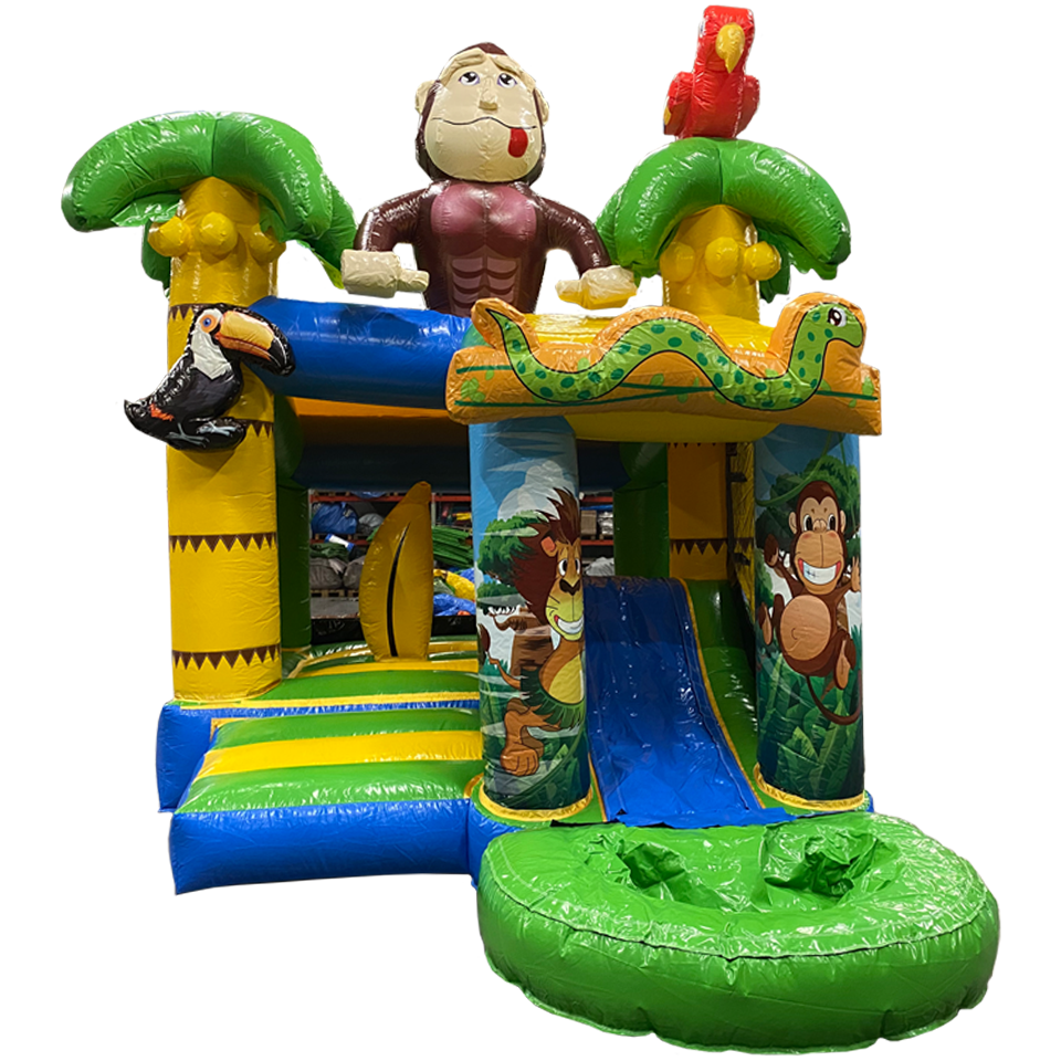 Jump N Slide Gorilla Springkasteel