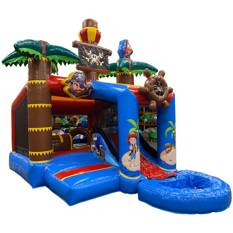 Jump N Slide Piratenboot Springkasteel 