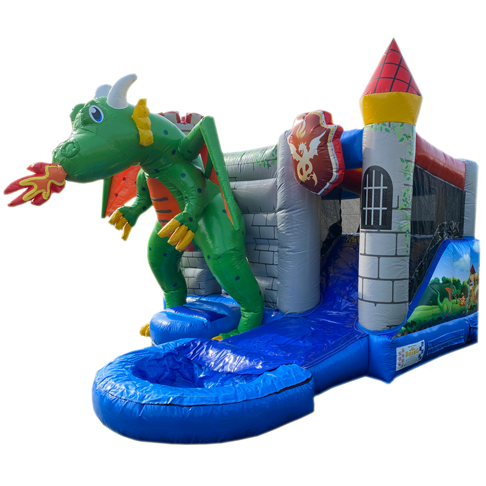 Multiplay Mini Draak Springkasteel