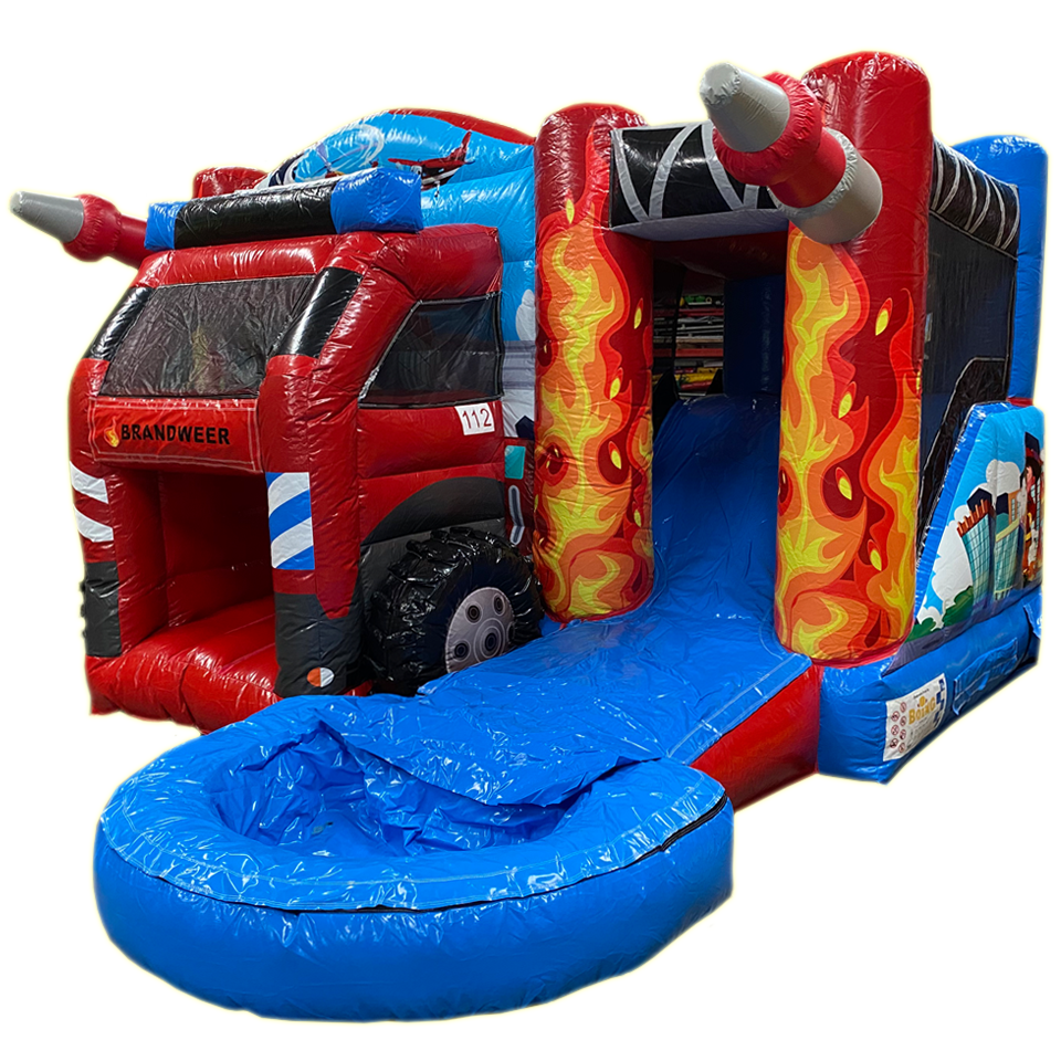 Multiplay Mini Brandweerwagen Springkasteel
