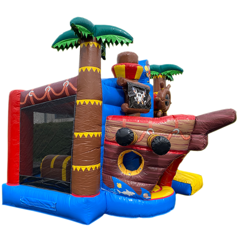 Mini Piratenboot Springkasteel